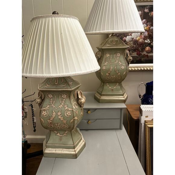 Chelsea House Decorative Lamp (2 total) Distressed Look - Picture 15 of 16